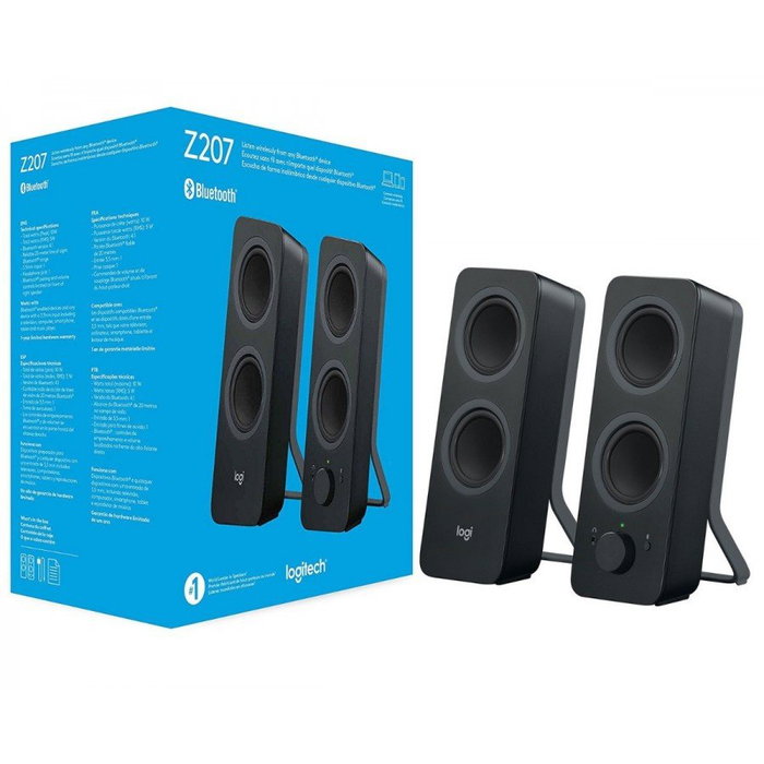 Logitech Z207 Altavoces Bluetooth 2.0 Negro